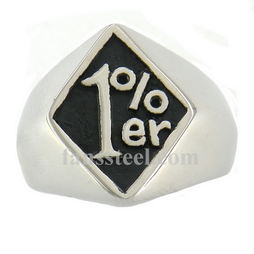 FSR10W87 one percenter motor cycle biker ring 